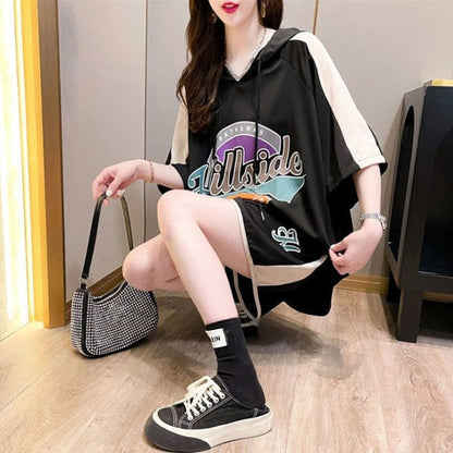 高級感溢れる Tシャツ＋ショートパンツ 好感度満載 セットアップ＜U-3473＞
