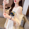 おしゃれ度高め レース 美人度アップ 切り替え プリント全4色 Tシャツ カットソー＜U-9213＞