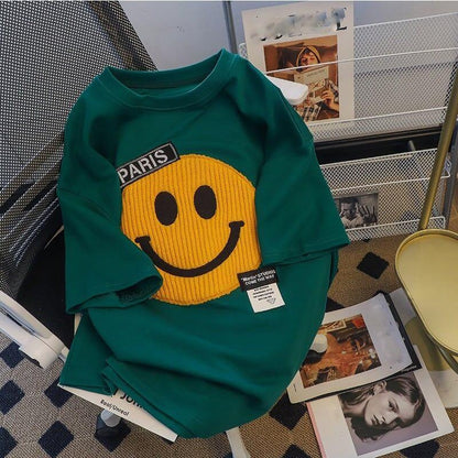 個性的なデザイン プリント オシャレ度満点 Tシャツ カットソー＜U-3373＞