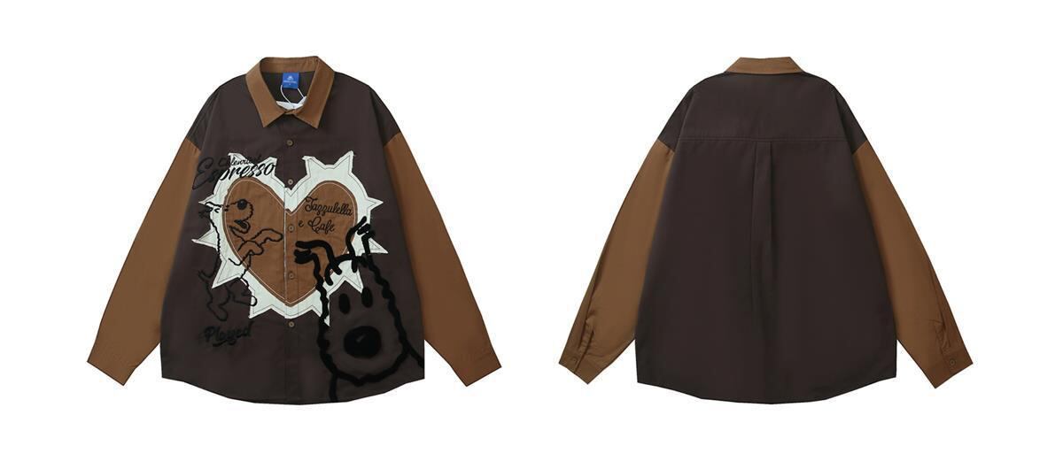 ベストセラーアイテム！ファッション感満々 切り替え アバンギャルド 2色選択 Tシャツ ＜U-9506＞