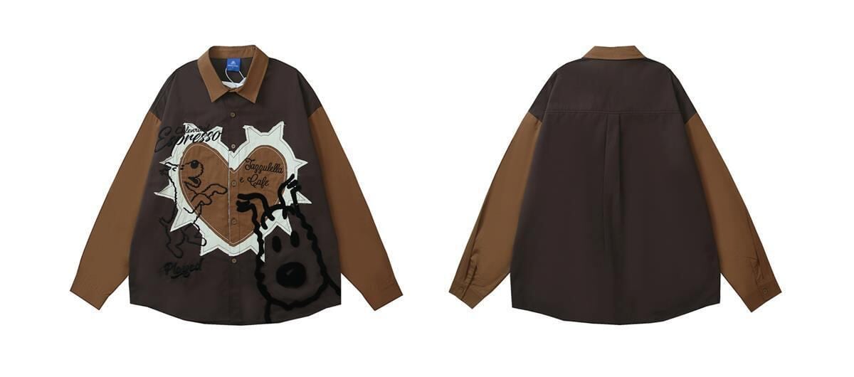 ベストセラーアイテム！ファッション感満々 切り替え アバンギャルド 2色選択 Tシャツ ＜U-9506＞