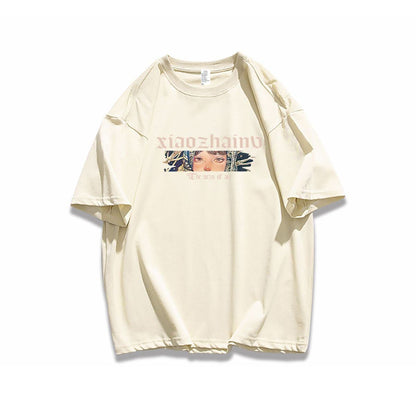 ポップなプリントが夏に映えるプリントTシャツ 半袖 全8色 Tシャツ <U-9252>