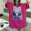話題沸騰中 都市ファッショ 流行新作 オシャレ デザイン プリント全6色 半袖Tシャツ<U-9108>