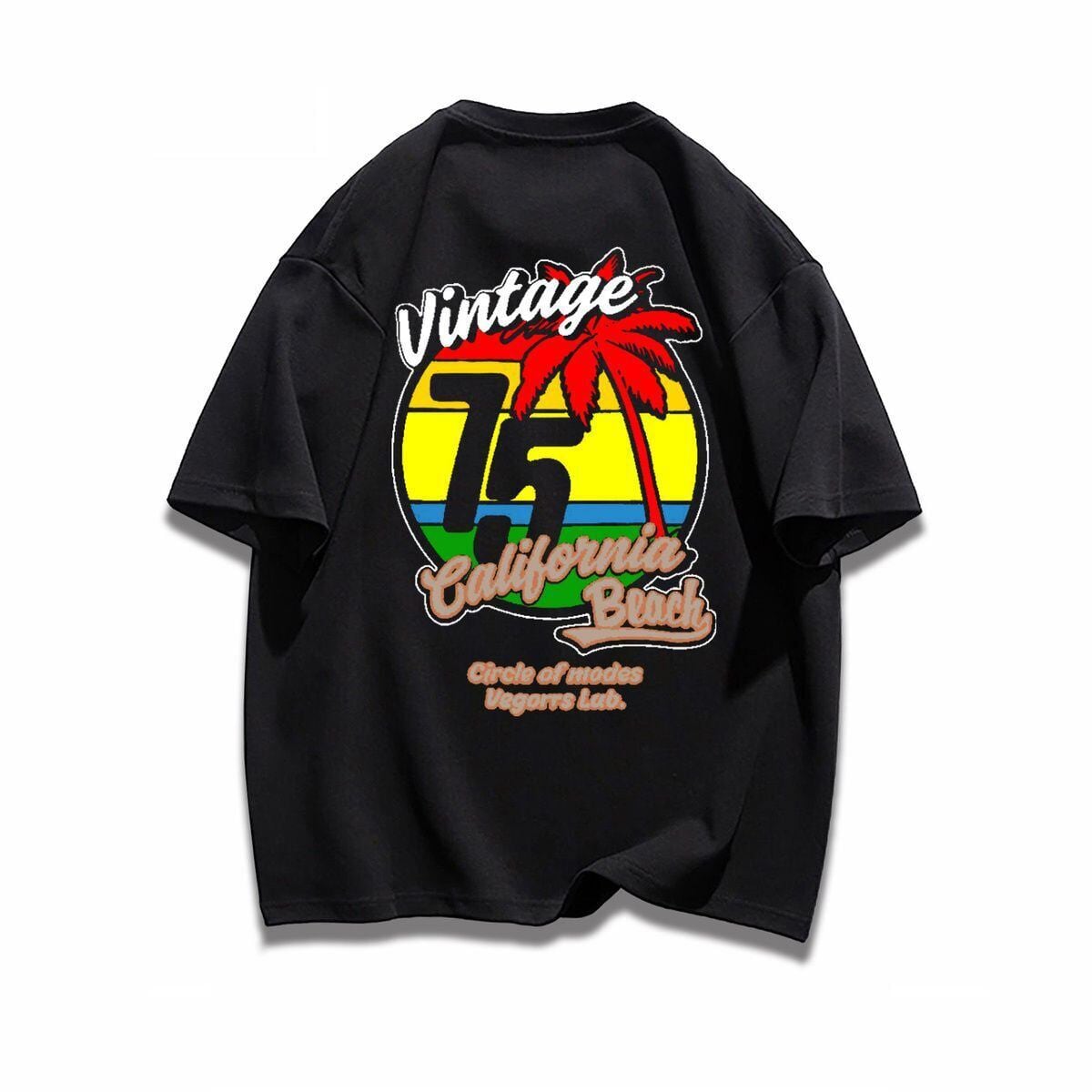 早い者勝ち カジュアル ファッション感満々 ダブルプリント 全5色 半袖Tシャツ<U-9271>