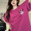 今季大好評 切り替え 美感いっぱい プリント Tシャツ カットソー＜U-3458＞