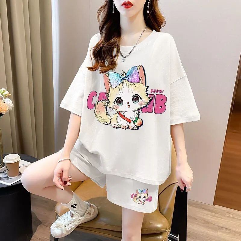 絶対欲しい カジュアル 夏に嬉しい機能付き 半袖Ｔシャツⅹパンツセット全4色<U-11268>
