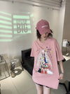 大人の定番 キュート 夏の新作 カジュアル Tシャツ半袖<U-4896>