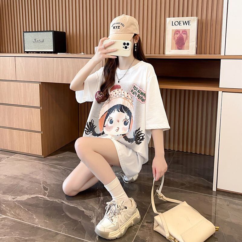 新作 特別デザイン アバンギャルド プリント全3色 半袖Tシャツ カットソー ＜U-8605＞