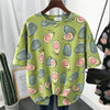 ゆったり感アップ プリント オシャレ度満点 Tシャツ カットソー＜U-3321＞