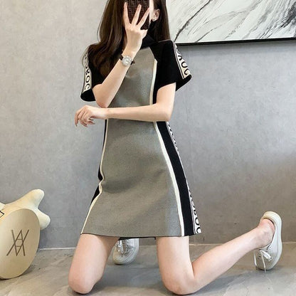 新商品 ファッション 美人度アップ 切り替え ワンピース＜U-8839＞