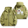 【春新作】絶対欲しい   撥水加工 バックビッグロゴ 男女兼用 4色展開 マウンテンパーカー U-12700