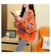 質感のいい刺スウェット五色ありトップス＜U-4153＞