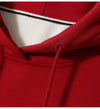 質感のいい可愛いウサギちゃん刺?ロゴ四色ありフード付きパーカー<U-4181>