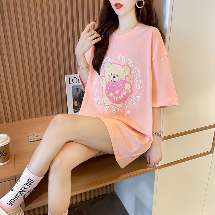 美人度アップ 好感度UP 海外トレンド カジュアル 全3色 半袖 Tシャツ ＜U-11641＞