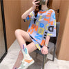 カジュアル 3色選択可 好感度満載 プリント Tシャツ カットソー＜U-3323＞