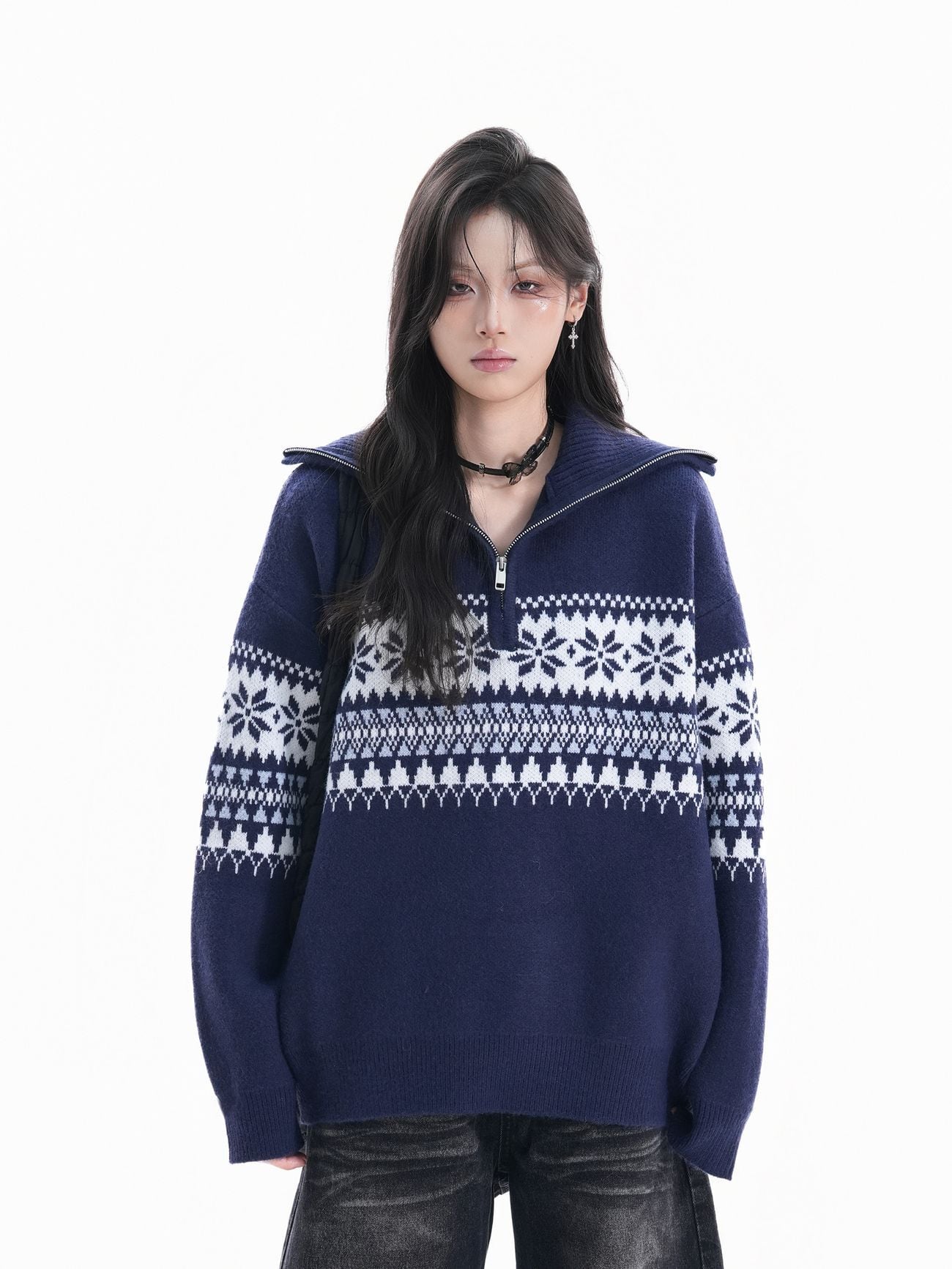 ファッション 売れ筋   男女兼用 3色展開 ニット セーター U-12809
