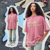 ストリートトレンドのレターファンプリント半袖Tシャツ<U-2906>