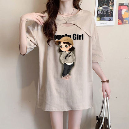 大人可愛い カジュアル キュート 全3色 半袖Tシャツ カットソー ＜U-8602＞