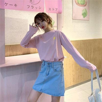 オシャレ度満点 プリント カジュアル Tシャツ カットソー＜U-3315＞