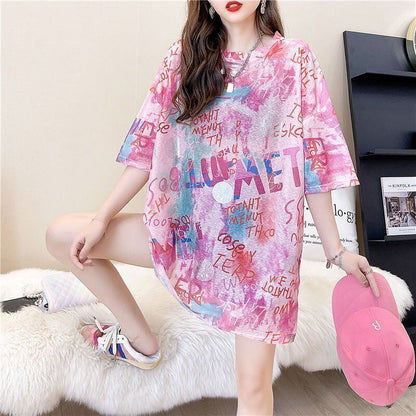 絶対流行 アバンギャルド ファッション Tシャツ<U-6651>