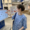 期間限定 個性派 超人気 絞り染め ゆったり 3種選択可 半袖 Tシャツ＜U-8773＞