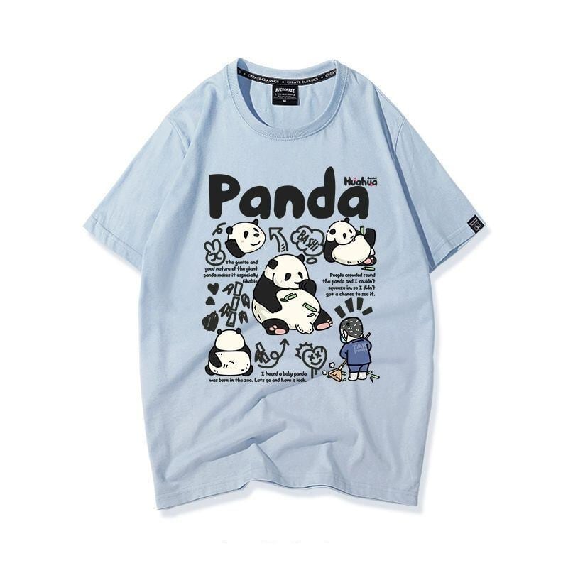 売り切れ必至 カジュアル ファッション感満々 アバンギャルド プリント カップル 全7色 半袖 Tシャツ <U-9320>