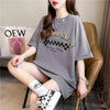ゆったり感アップ 切り替え オシャレ度満点 プリント Tシャツ カットソー＜U-3478＞