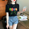 個性的なデザイン プリント 一目惚れ Tシャツ カットソー＜U-3273＞