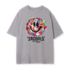 話題沸騰中 スマイリー カジュアル 半袖 Tシャツ <U-8651>