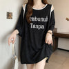 絶対欲しい 特別デザイン 個性派 プリント 2色選択 半袖Tシャツ＜U-8554＞