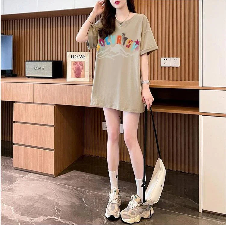 デザイン性と素材感を兼ね備えたゆったり半袖Tシャツ<U-2948>