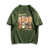 着回し力抜群 アバンギャルド 特別デザイン プリント全5色 半袖Tシャツ<U-8712>