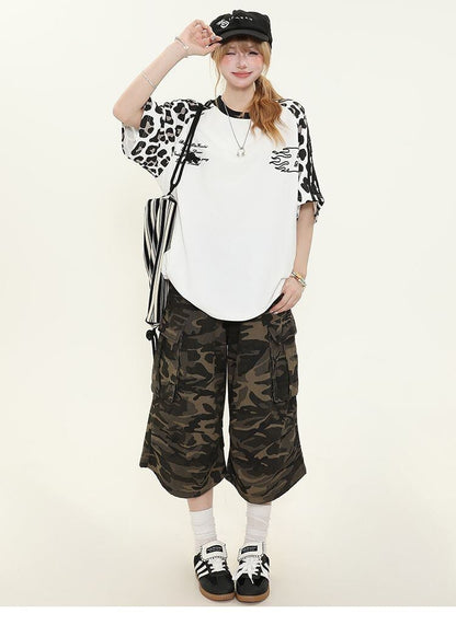 着回し力抜群 絶対流行 売れ筋 早い者勝ち カジュアル男女兼用 2色選択 Tシャツ<U-11255>