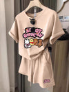 カジュアル 半袖 全４色 Tシャツ ショートパンツ セットアップ ＜U-11598＞