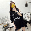 絶対欲しい ゆったり デザイン性抜群 ダブルプリント 2色半袖Tシャツ＜U-9087＞