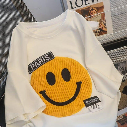 個性的なデザイン プリント オシャレ度満点 Tシャツ カットソー＜U-3373＞