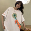 好感度満載 プリント 美感いっぱい Tシャツ カットソー＜U-3313＞
