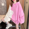 大好評 ゆったり アルファベット フード付き 長袖 トップス パーカー ＜U-10088＞