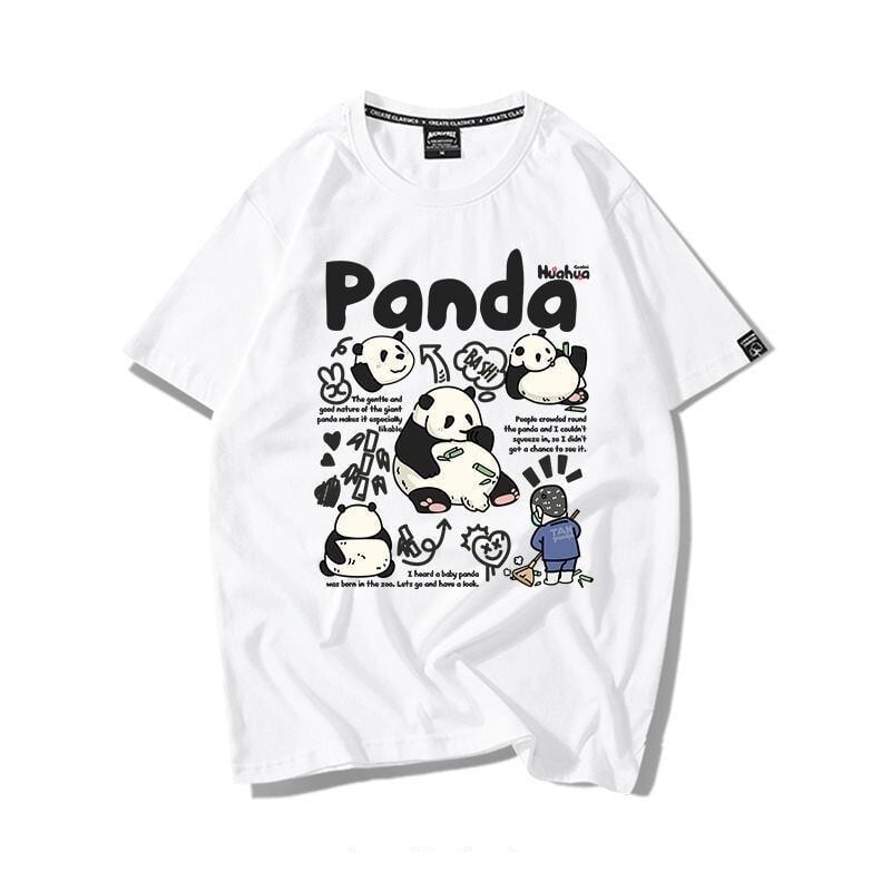 売り切れ必至 カジュアル ファッション感満々 アバンギャルド プリント カップル 全7色 半袖 Tシャツ <U-9320>