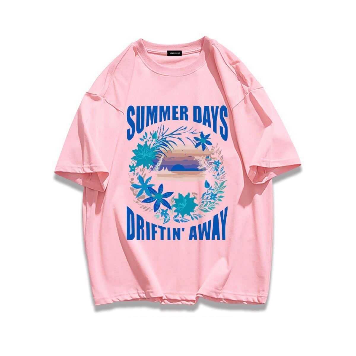 柔らかな肌触りで着心地も楽ちん アバンギャルド カジュアル プリント 全7色 半袖 Tシャツ <U-9263>