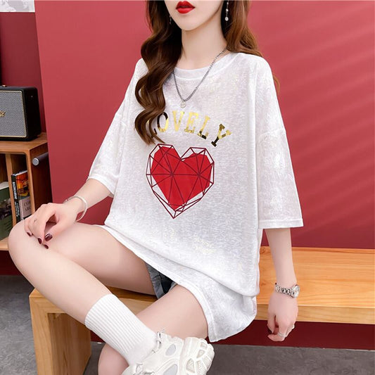 話題沸騰中 ファッション 個性派 プリント 全3色 半袖Tシャツ<U-8508>