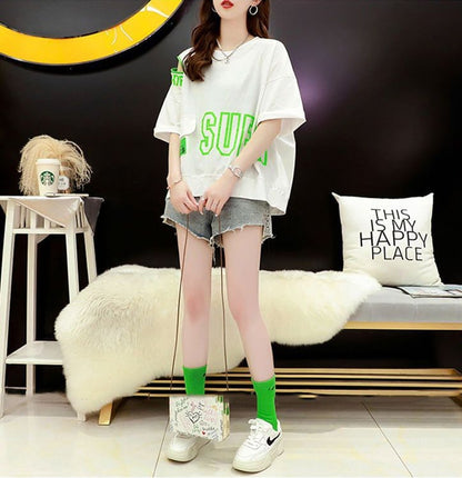 今季マストバイ プリント全3色 アバンギャルド 半袖Tシャツ＜U-8167＞