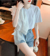 好感度100％ 早い者勝ち 絶対流行 カジュアル 2色選択 Tシャツ<U-11896>