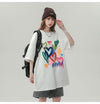 売り切れ必至 プリント ファッション 4色選択 半袖Tシャツ＜U-8594＞