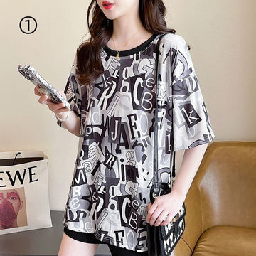 定番シンプル 売り切れ必至 美人度アップ 着回し力抜群 全5色 半袖Tシャツ<U-11450>