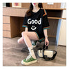 期間限定 プリント全2色 カジュアル 半袖Tシャツ カットソー ＜U-8603＞