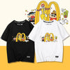 男女兼用 合わせやすい プリント 半袖 Tシャツ F-13603