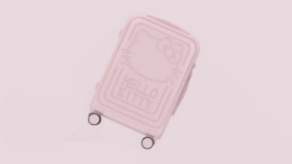 【数量限定】ハローキティ スーツケース ピンク エンボス加工 ｜ 大人可愛い キャリーケース TSAロック搭載 U-60003