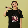 男女兼用 人気高い プリント 半袖 Tシャツ F-13601